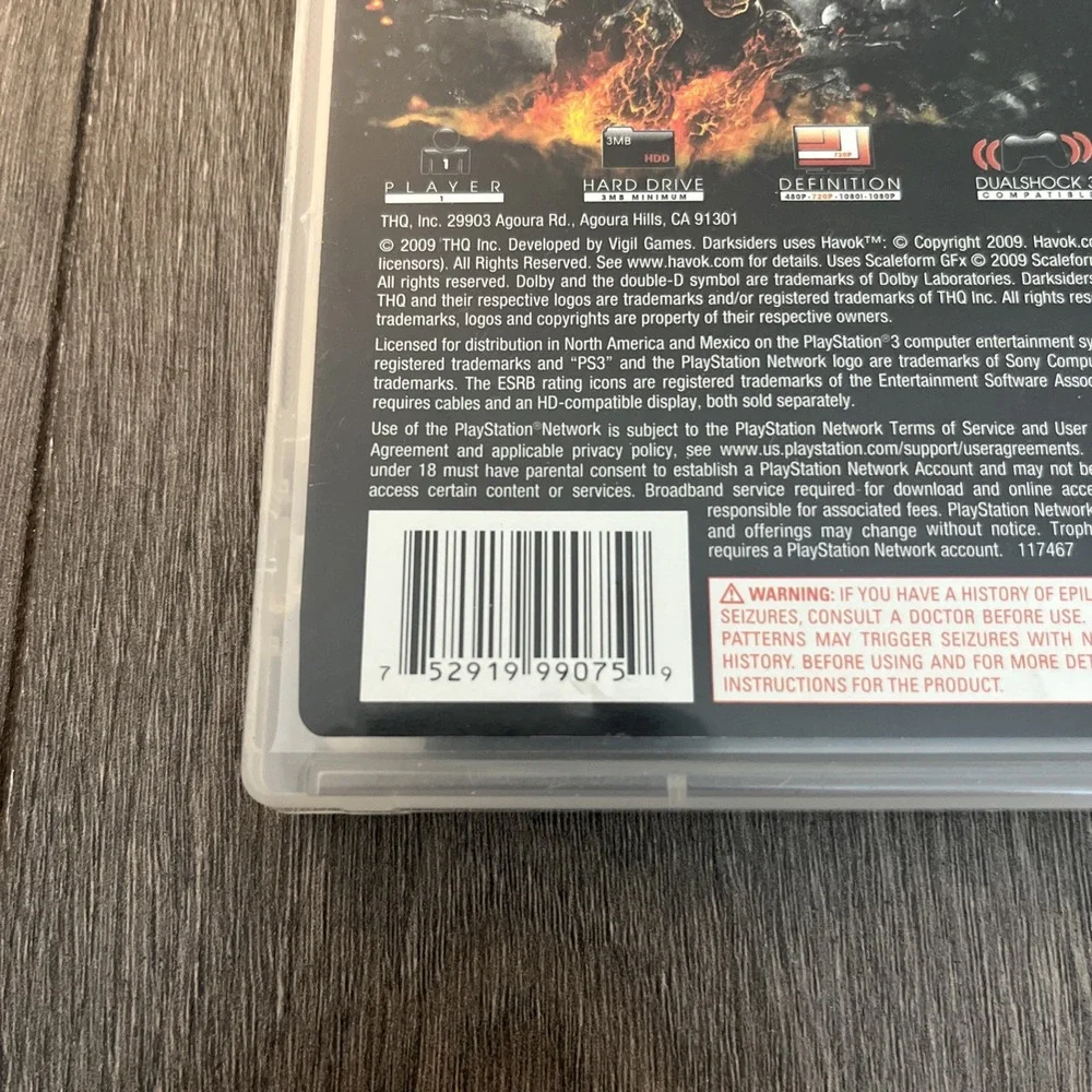 Darksiders (Sony PlayStation 3, 2010)